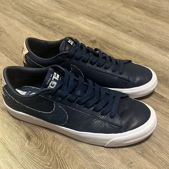 Mens NIKE SB Zoom Blazer Low Pro GT "Denim Swoosh" Sneaker Size 11 - Picture 3 of 8